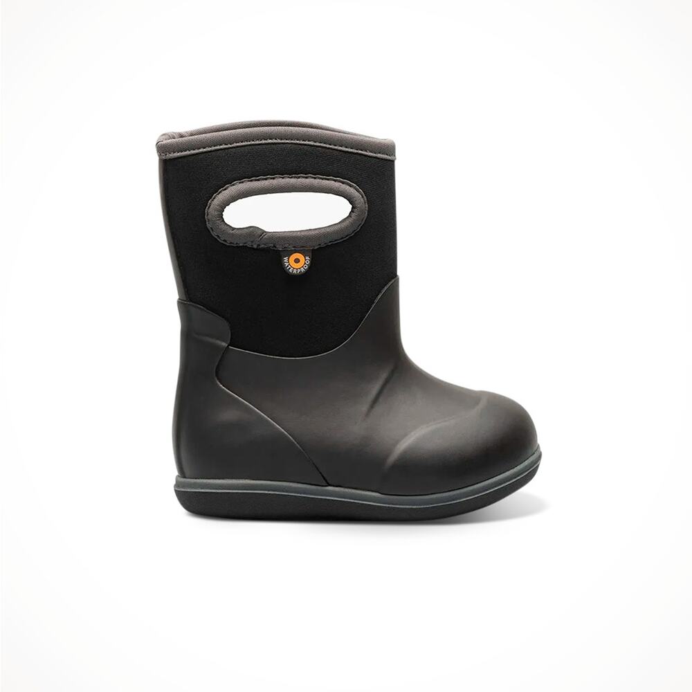 Bogs Baby Classic solid black boots all weather waterproof toddler sz 9 new $55 - Picture 4 of 9
